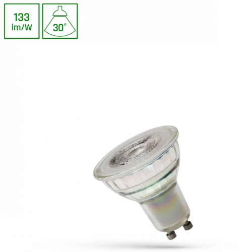 Żarówka LED GU10 7,5W 30st WW biała ciepła z soczewką szklana Spectrum Led - przechwytywanie[246].png